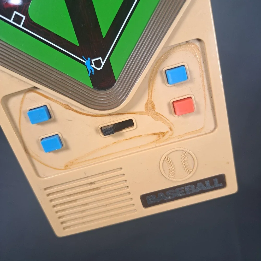 VTG 1978 Mattel Electronics Baseball Handheld Game Retro Portable Console WORKS